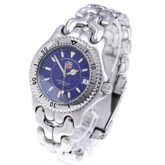 TAG HEUER S/el WG111A Date Navy Dial Quartz Men's Watch_867650 - Picture 2 of 6